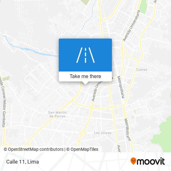 Calle 11 map