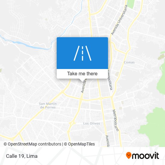 Calle 19 map