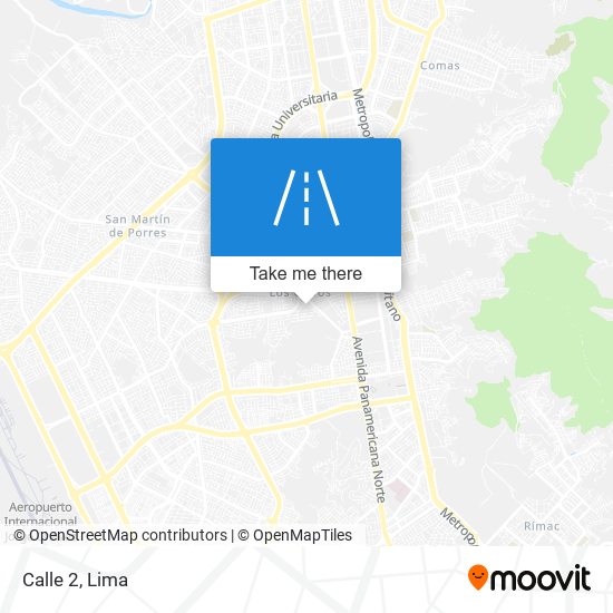 Calle 2 map