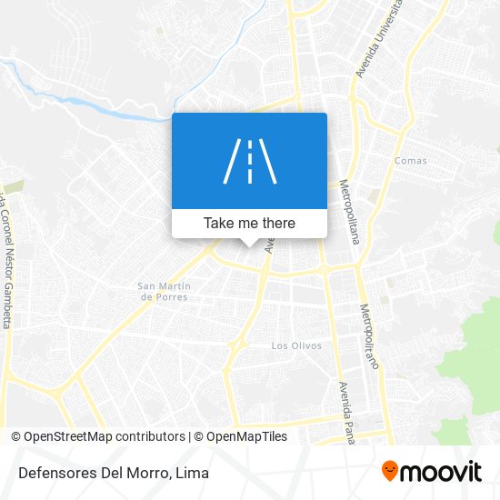 Defensores Del Morro map