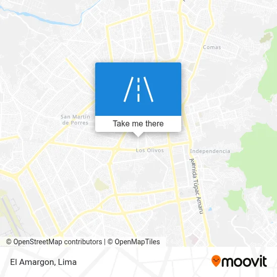 El Amargon map