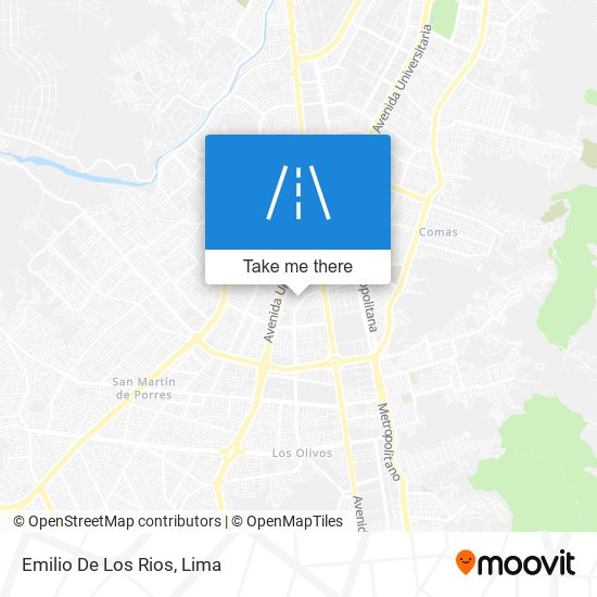 Mapa de Emilio De Los Rios