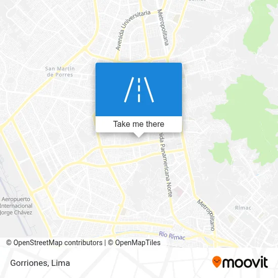 Gorriones map
