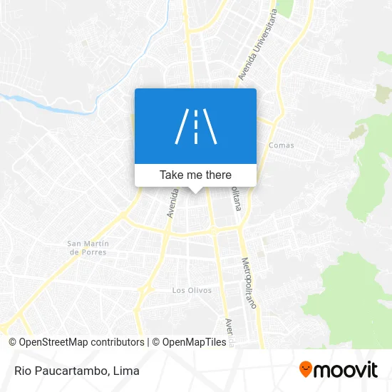 Mapa de Rio Paucartambo