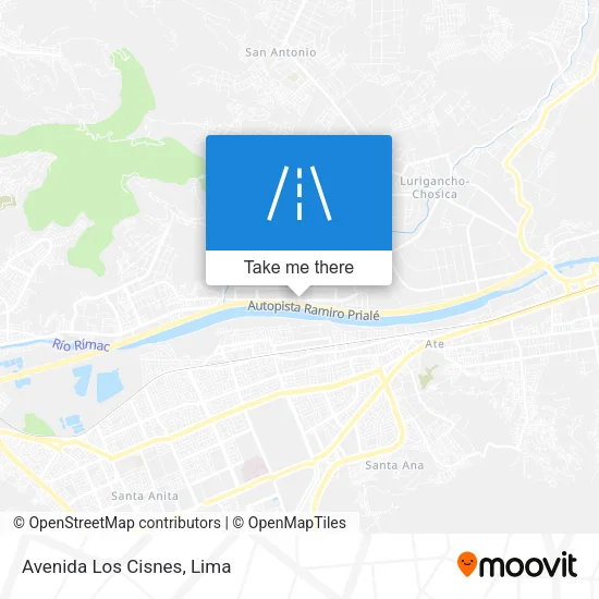 Avenida Los Cisnes map
