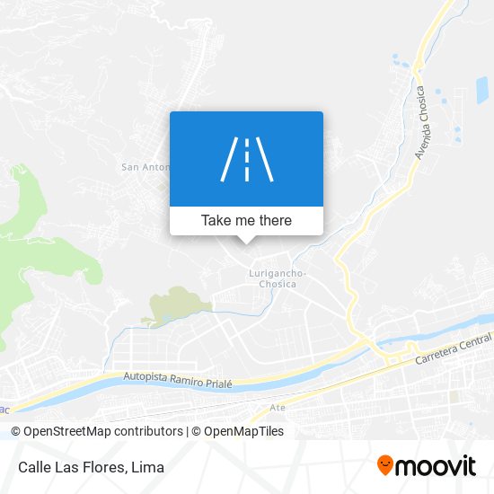 Calle Las Flores map