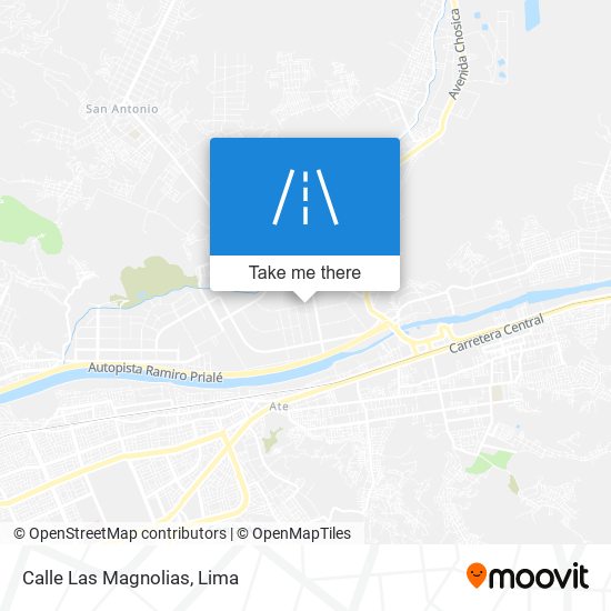 Mapa de Calle Las Magnolias