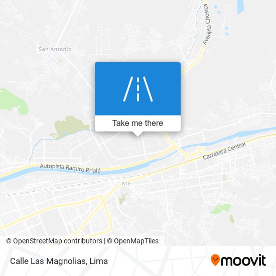 Calle Las Magnolias map