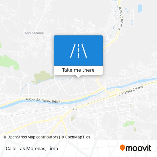 Calle Las Morenas map