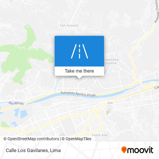 Calle Los Gavilanes map