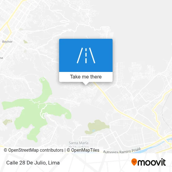 Calle 28 De Julio map