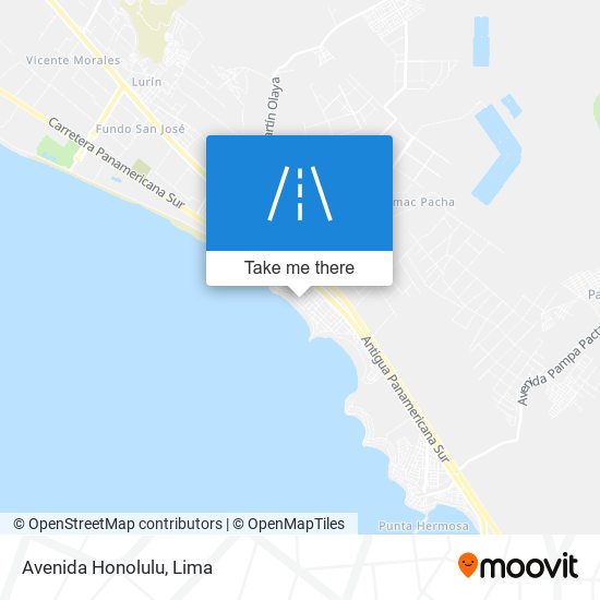 Avenida Honolulu map