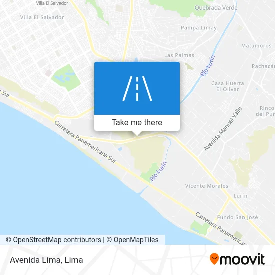 Avenida Lima map