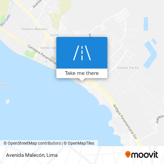 Avenida Malecón map