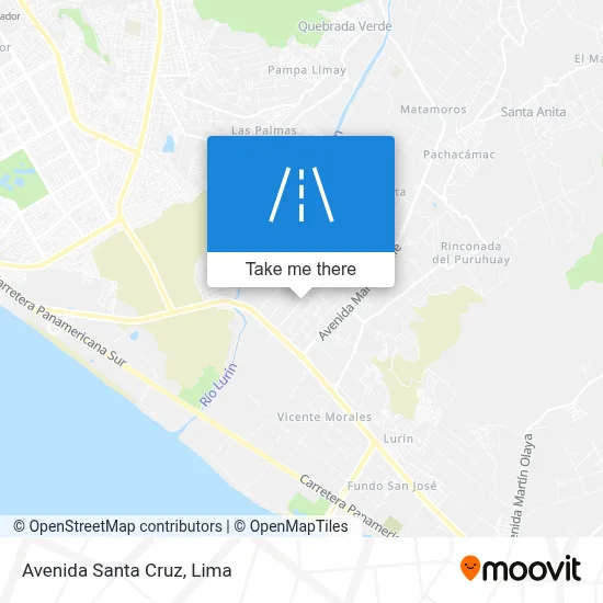 Avenida Santa Cruz map
