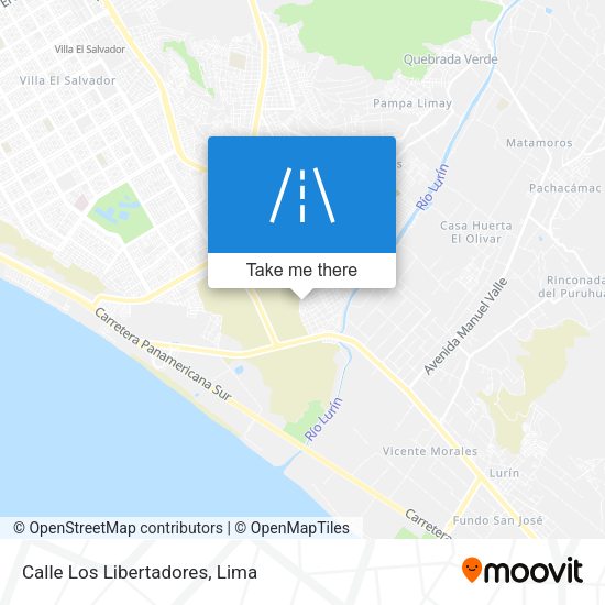 Mapa de Calle Los Libertadores
