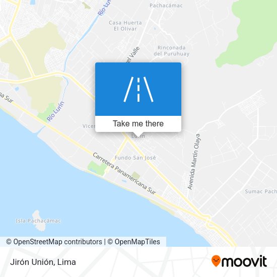 Mapa de Jirón Unión