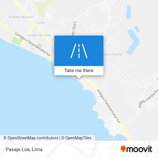 Pasaje Loa map