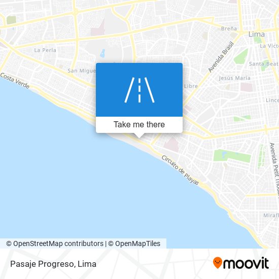 Pasaje Progreso map