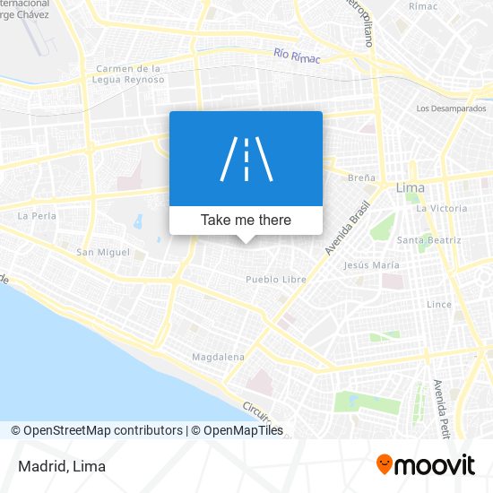 Madrid map