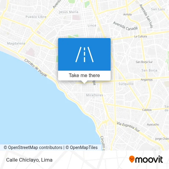 Calle Chiclayo map