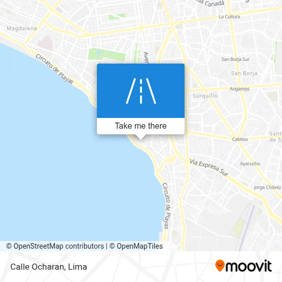 Calle Ocharan map