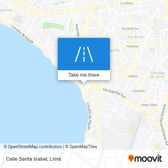 Calle Santa Isabel map