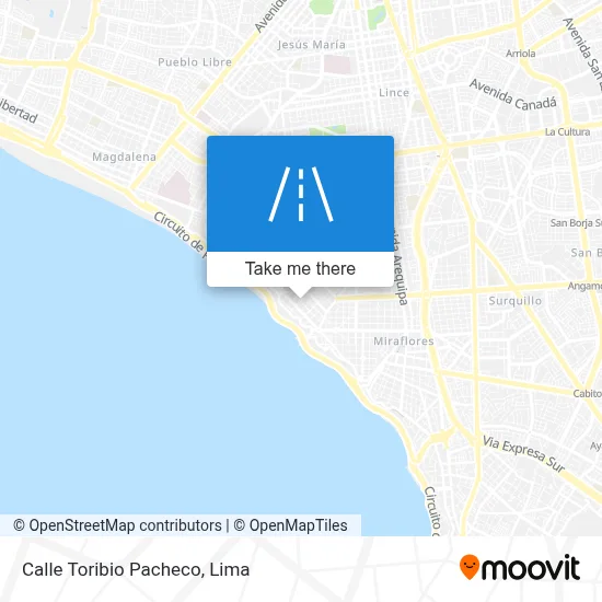 Calle Toribio Pacheco map