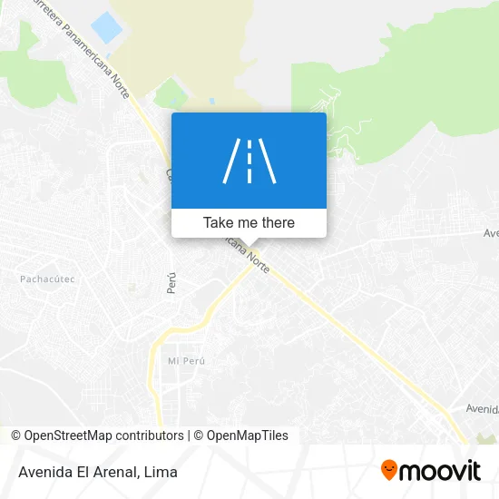 Avenida El Arenal map