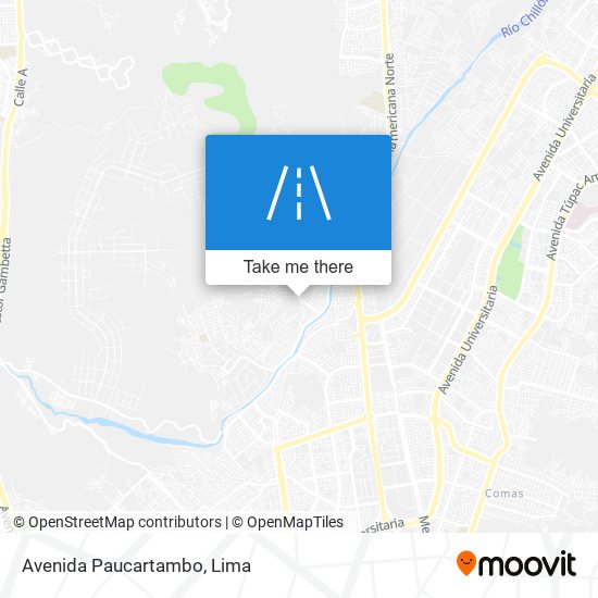 Avenida Paucartambo map