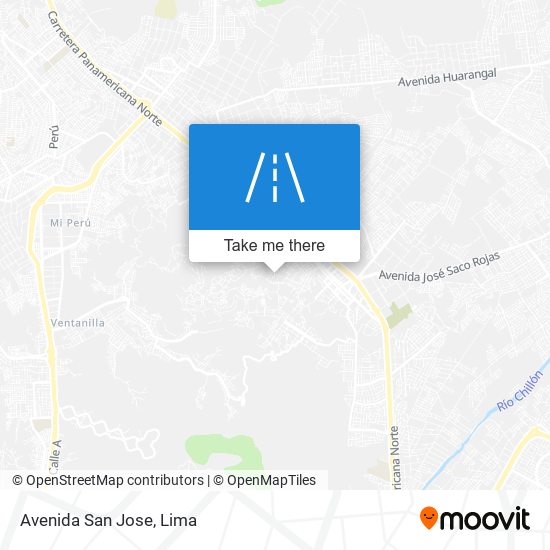 Avenida San Jose map