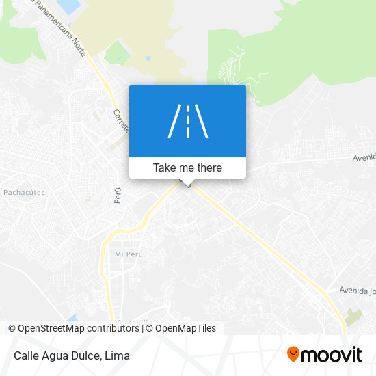 Calle Agua Dulce map