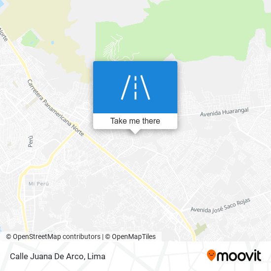 Mapa de Calle Juana De Arco