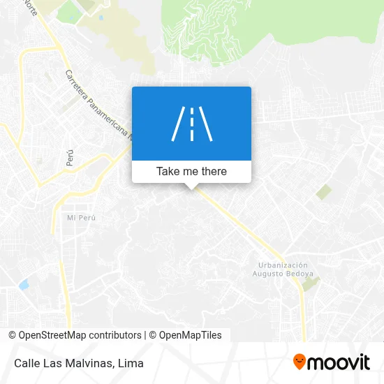 Calle Las Malvinas map