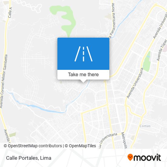 Calle Portales map