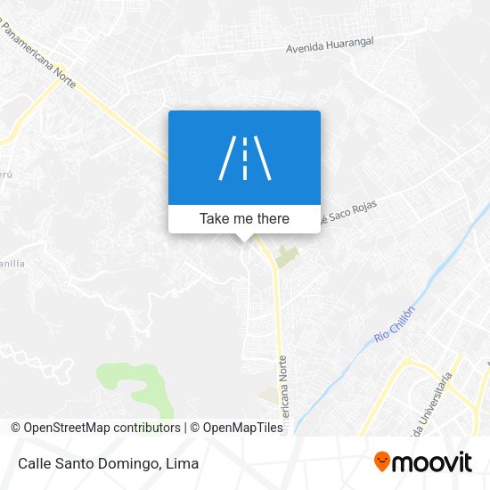 Mapa de Calle Santo Domingo