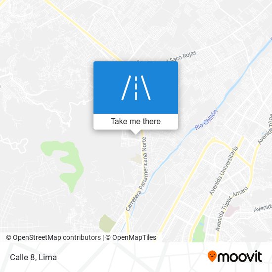 Calle 8 map