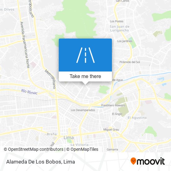 Alameda De Los Bobos map