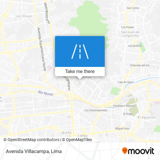Avenida Villacampa map