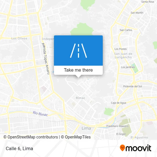 Calle 6 map