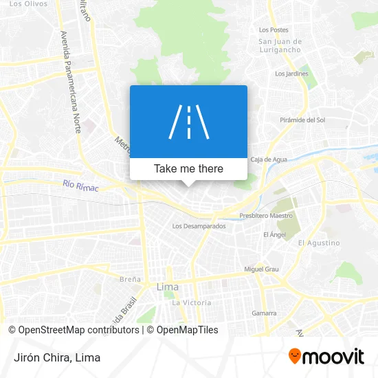 Jirón Chira map