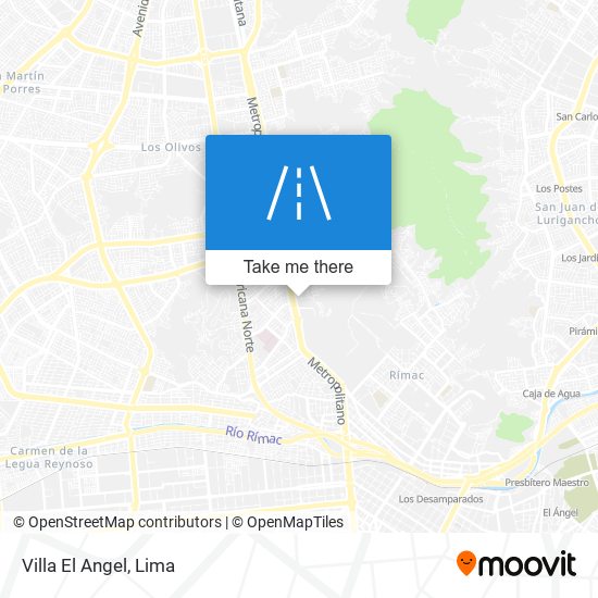 Villa El Angel map