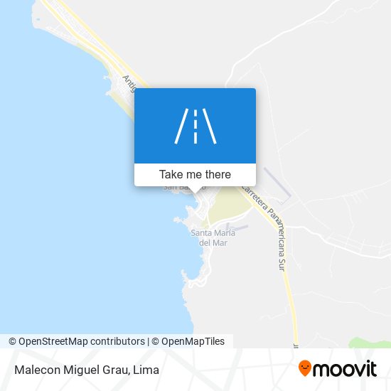 Malecon Miguel Grau map