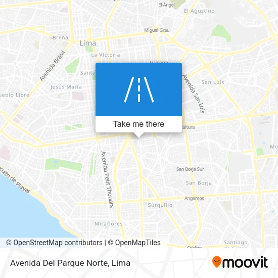 Avenida Del Parque Norte map
