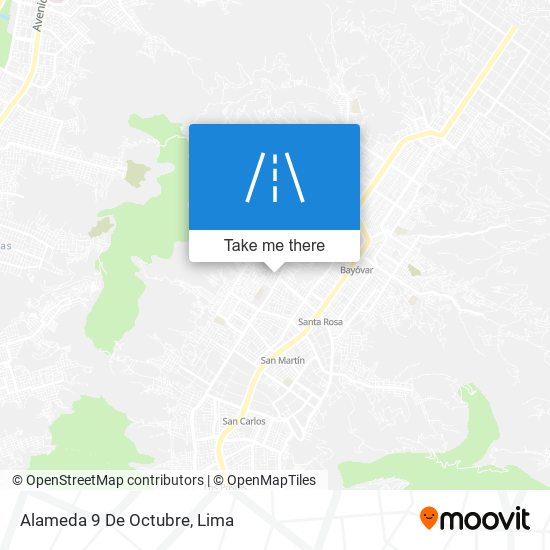 Mapa de Alameda 9 De Octubre