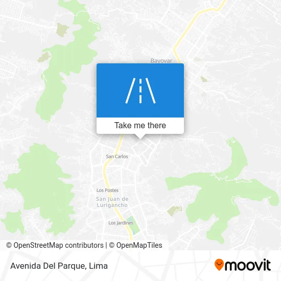 Avenida Del Parque map