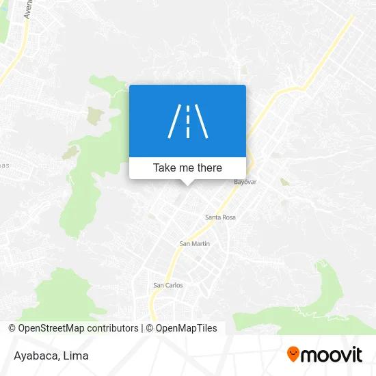 Ayabaca map