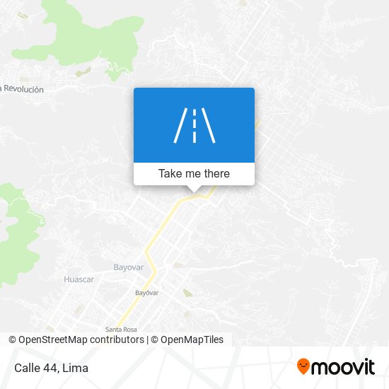 Calle 44 map
