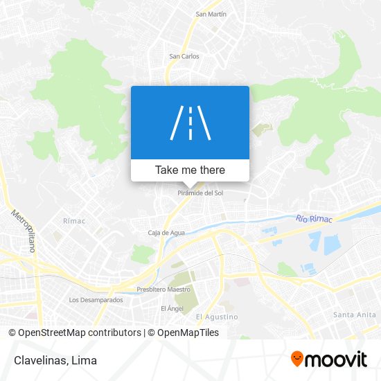 Clavelinas map