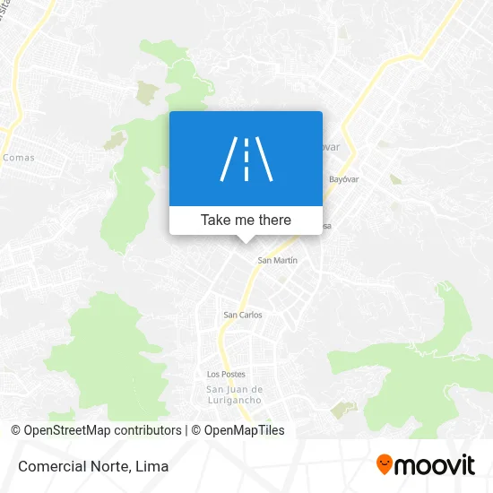Comercial Norte map